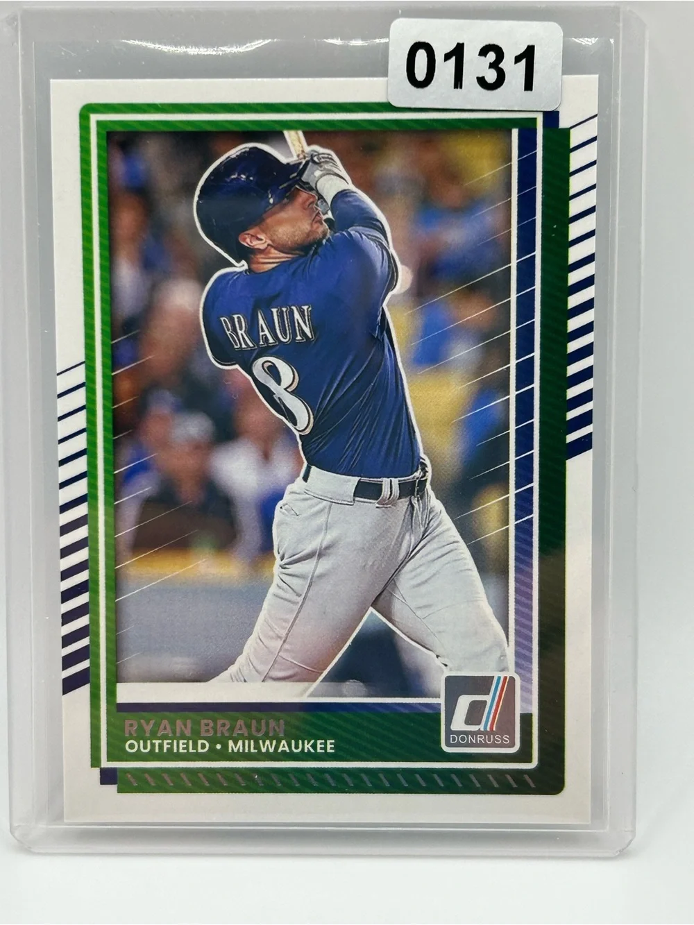 Ryan Braun Donruss Baseball Card ⚾️ Milwaukee
